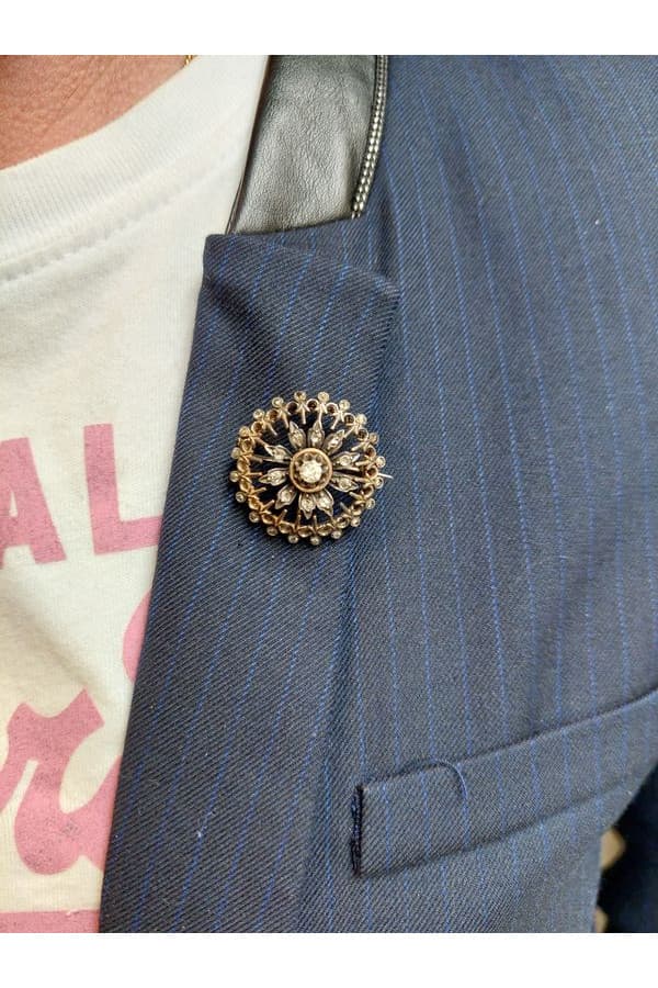 Broche Ancienne Diamants - photo 2