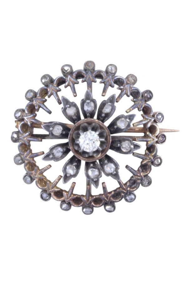 Broche Ancienne Diamants