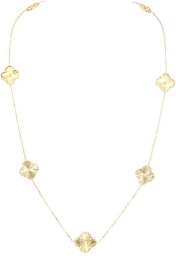 COLLIER MODERNE TRÈFLES, photo 2 sur 3