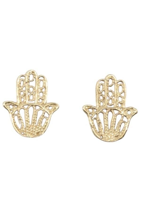 BOUCLES D'OREILLES MAIN DE FATMA, photo 2 sur 3