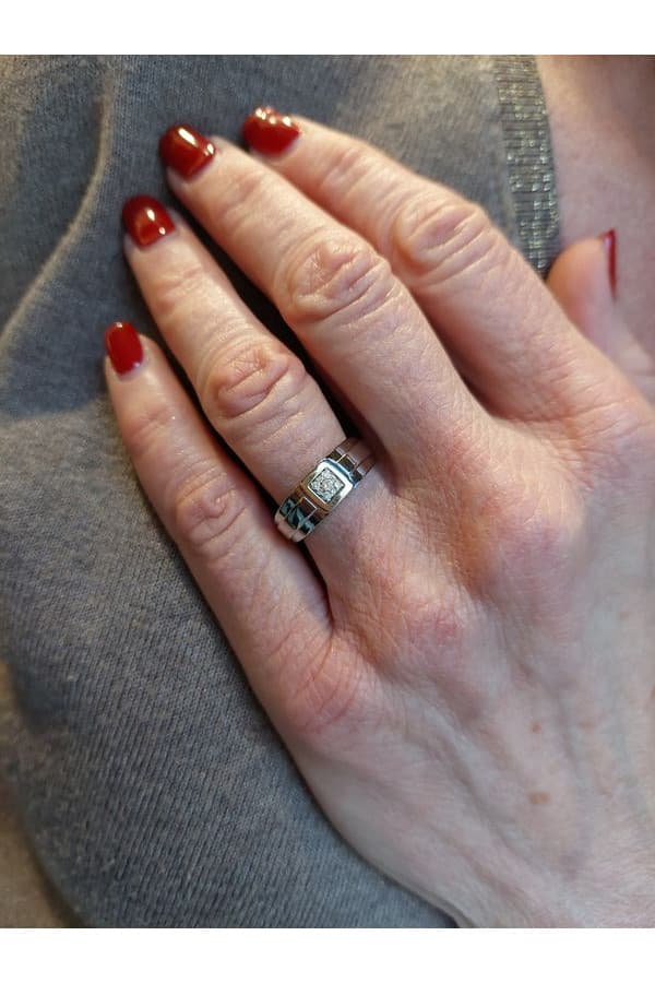 Bague Moderne Diamants - photo 2