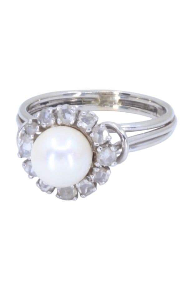 Bague Perle et Diamants 50' - photo 6