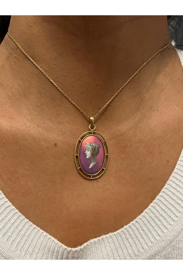 Pendentif Émail de Limoges - photo 2