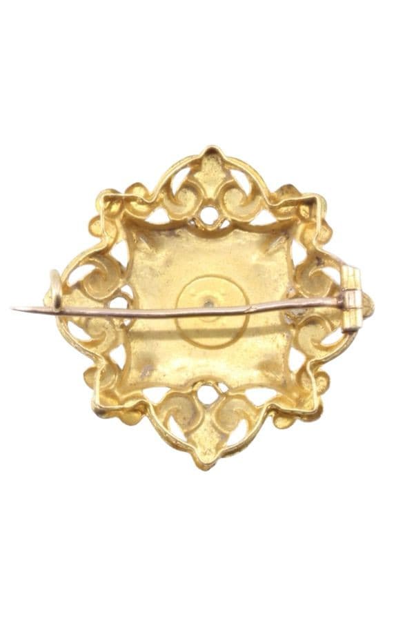 Broche Perles Fines Napoléon Iii - photo 3
