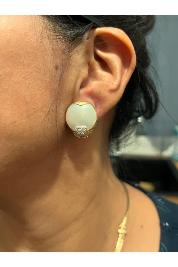 Boucles d'Oreilles Nacre - photo 2