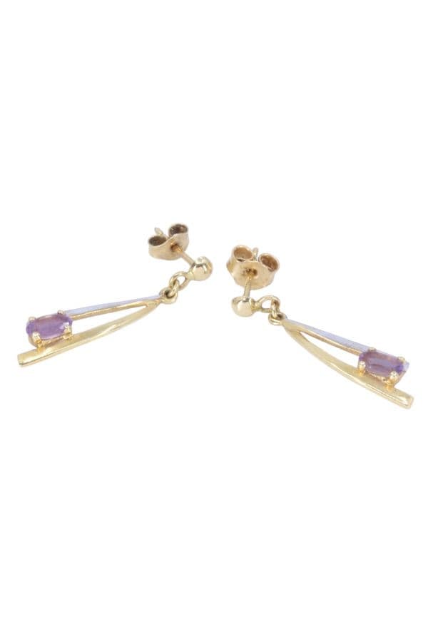 Boucles d'Oreilles Améthyste - photo 3