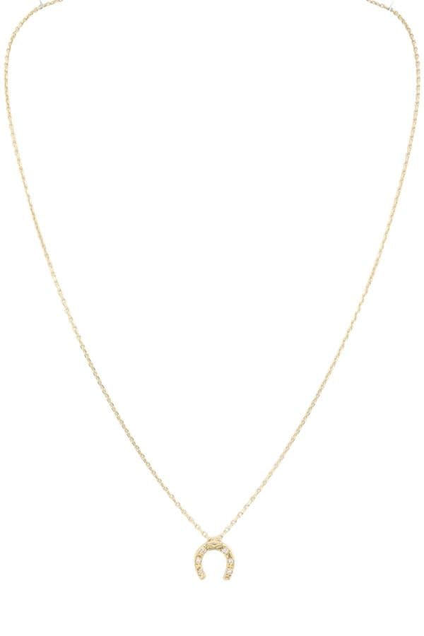 Collier Fer à Cheval Diamants
