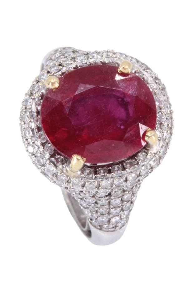 Bague Rubis et Diamants - photo 5