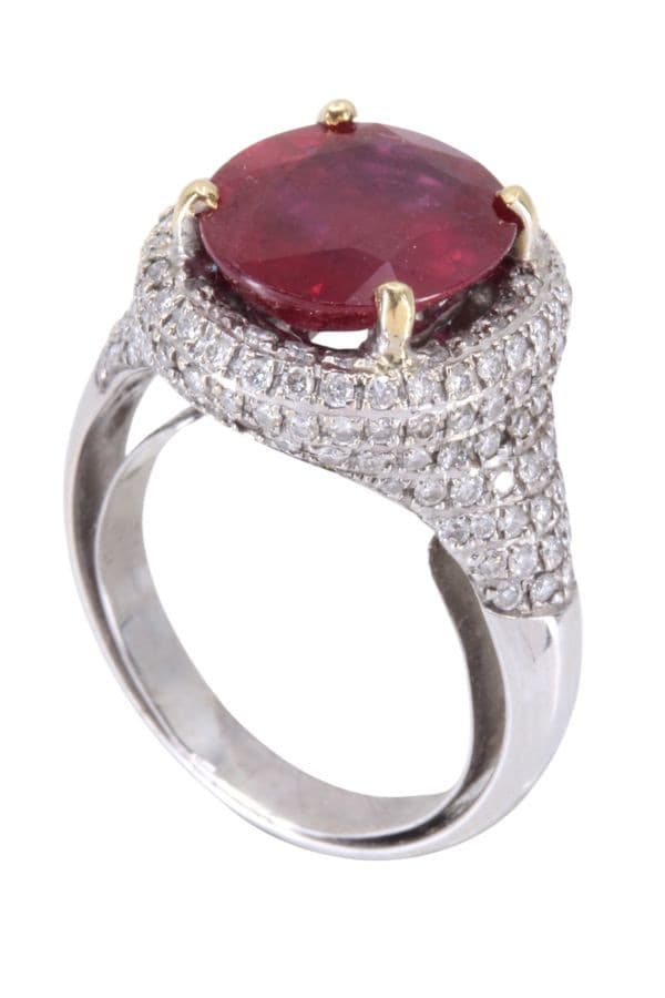 Bague Rubis et Diamants - photo 4