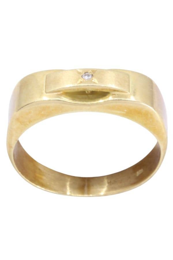 SOLITAIRE MODERNE DIAMANT, photo 2 sur 3