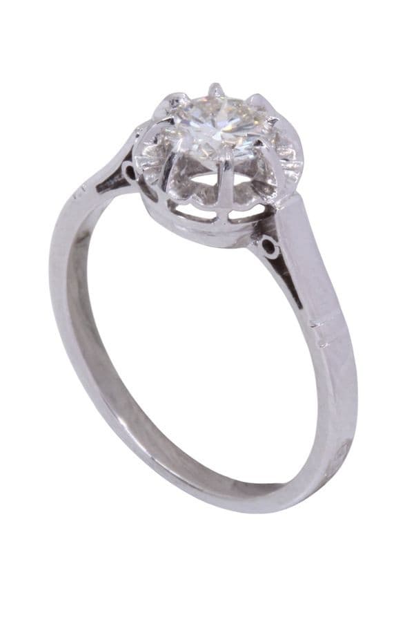 Solitaire Ancien Diamant - photo 4