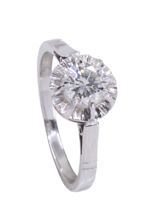 Solitaire Ancien Diamant - photo 5