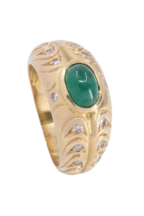 Bague Émeraude et Diamants - photo 4
