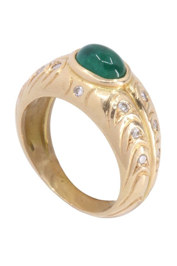 Bague Émeraude et Diamants - photo 3