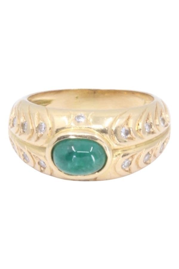 Bague Émeraude et Diamants - photo 5