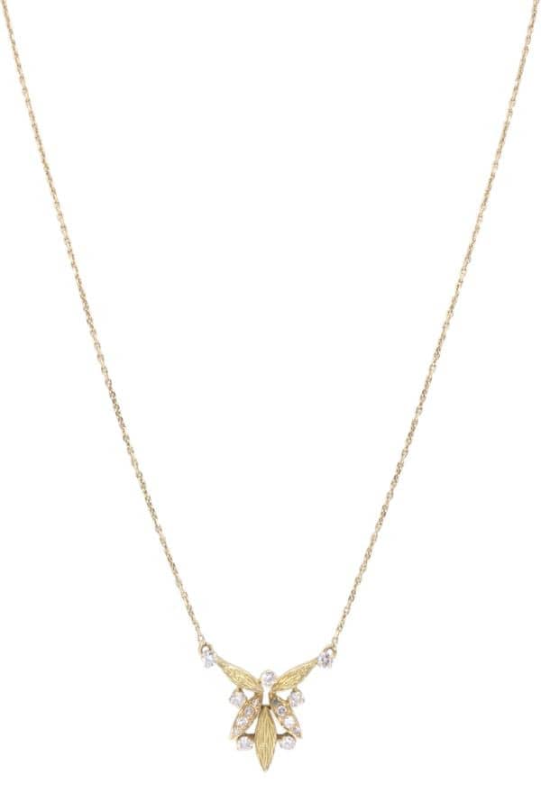 COLLIER DIAMANTS MODERNE, photo 2 sur 3