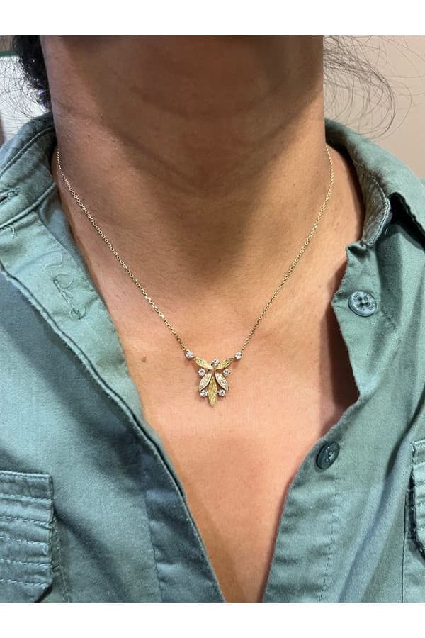 Collier Diamants Moderne - photo 2