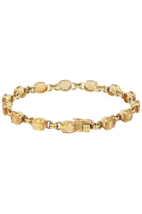 BRACELET CITRINES MODERNE, photo 2 sur 3