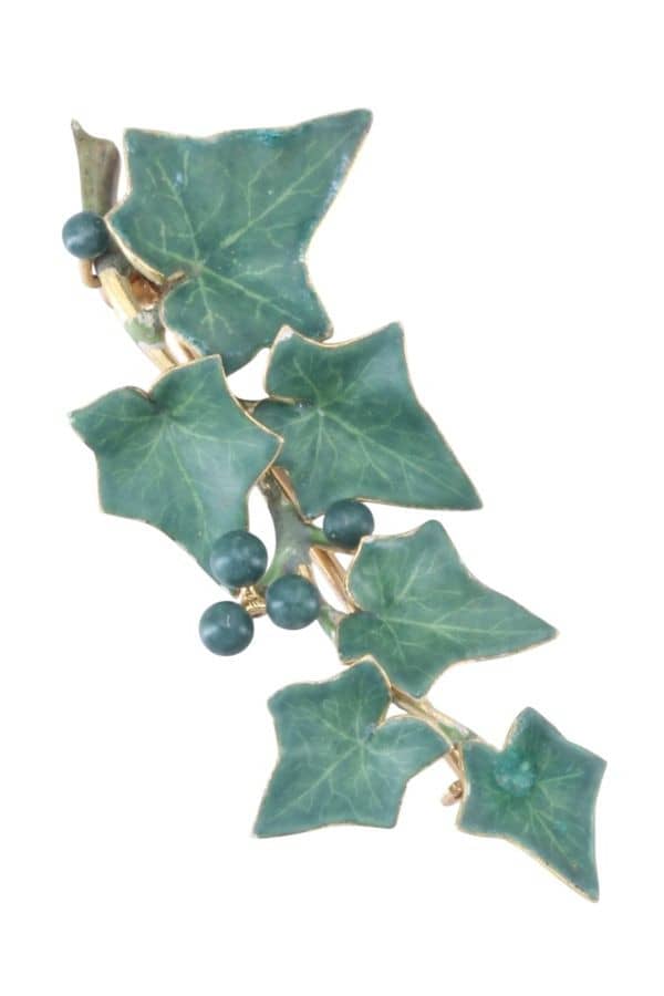 BROCHE LIERRE ANCIENNE, photo 1 sur 2
