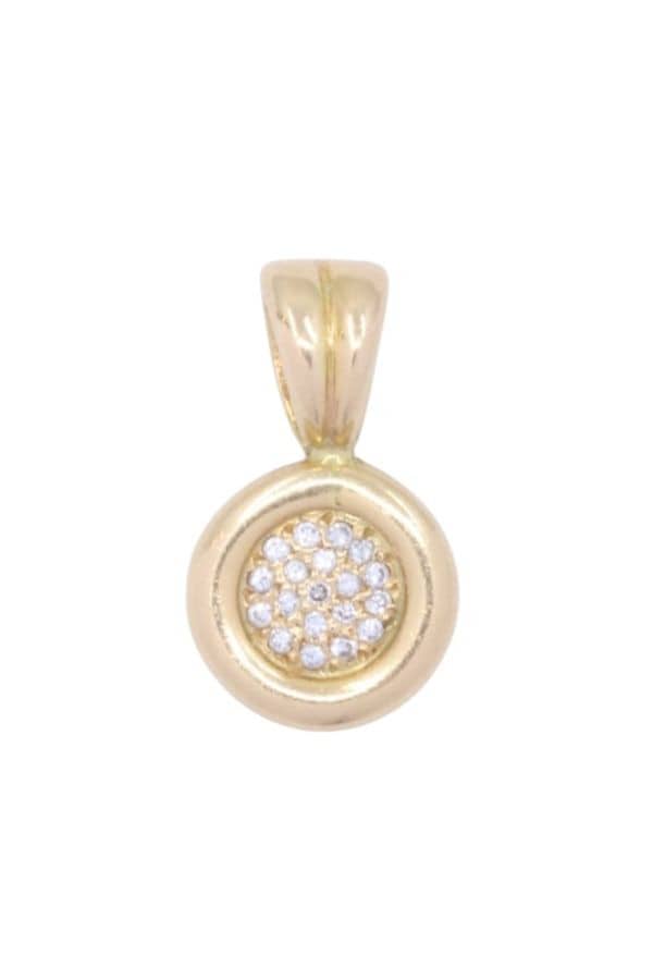 PENDENTIF DIAMANTS MODERNE, photo 2 sur 3
