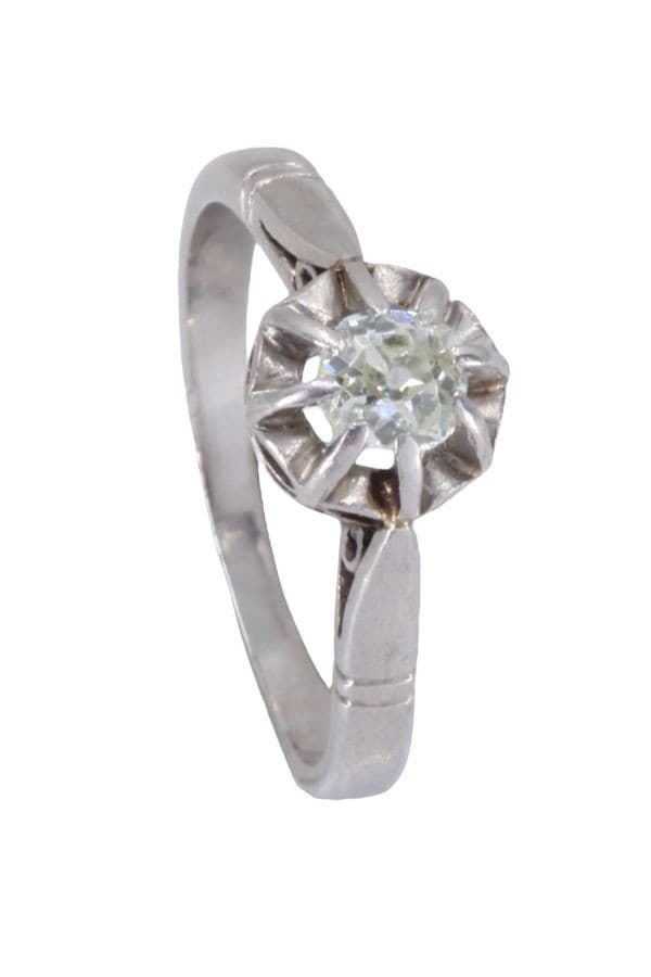 Solitaire Diamant Art-Déco - photo 2