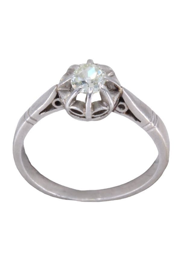 Solitaire Diamant Art-Déco