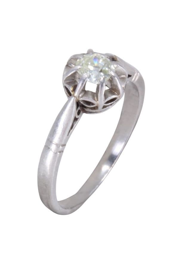 Solitaire Diamant Art-Déco - photo 3