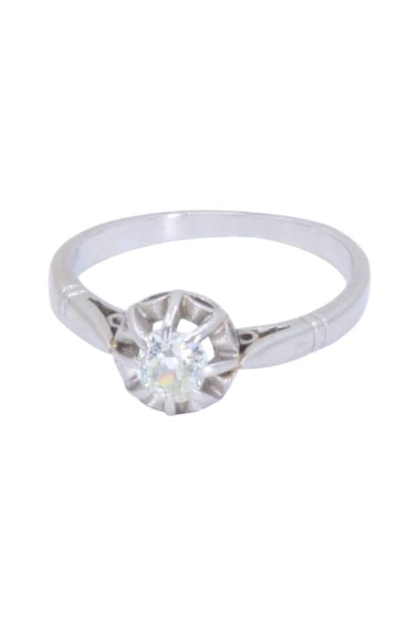 Solitaire Diamant Art-Déco - photo 5