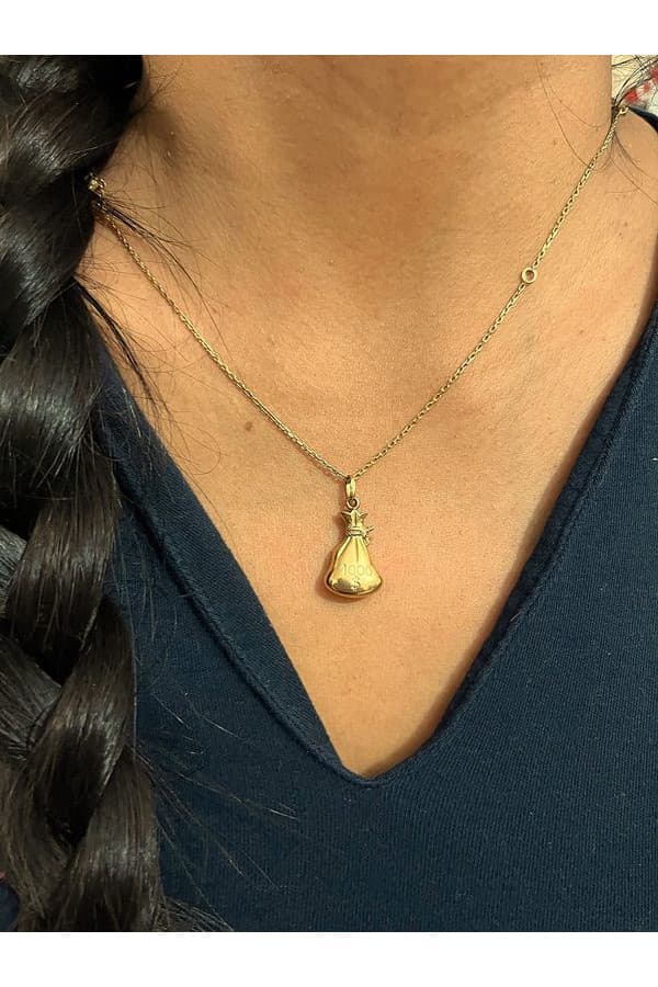 Pendentif Sac de Dollars - photo 2