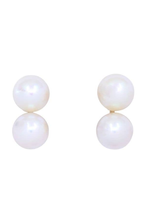 BOUCLES D'OREILLES PERLES, photo 2 sur 3