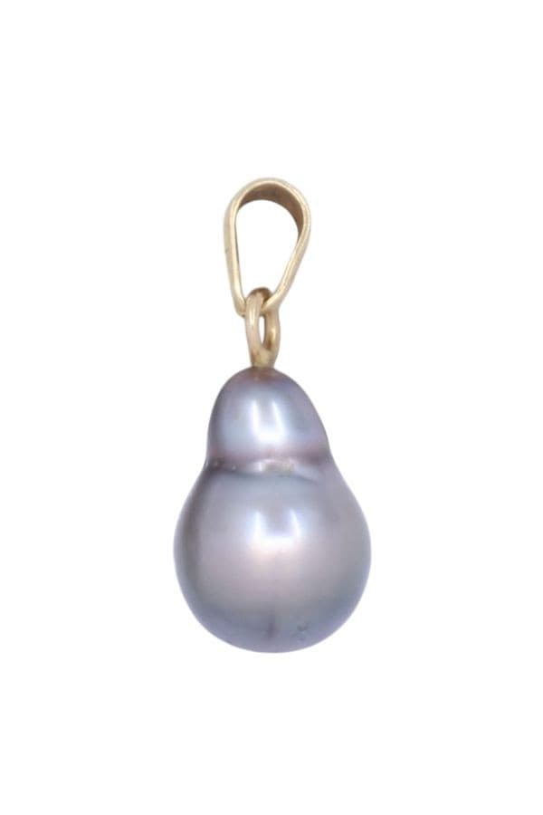 Pendentif Perle Noire Baroque - photo 3