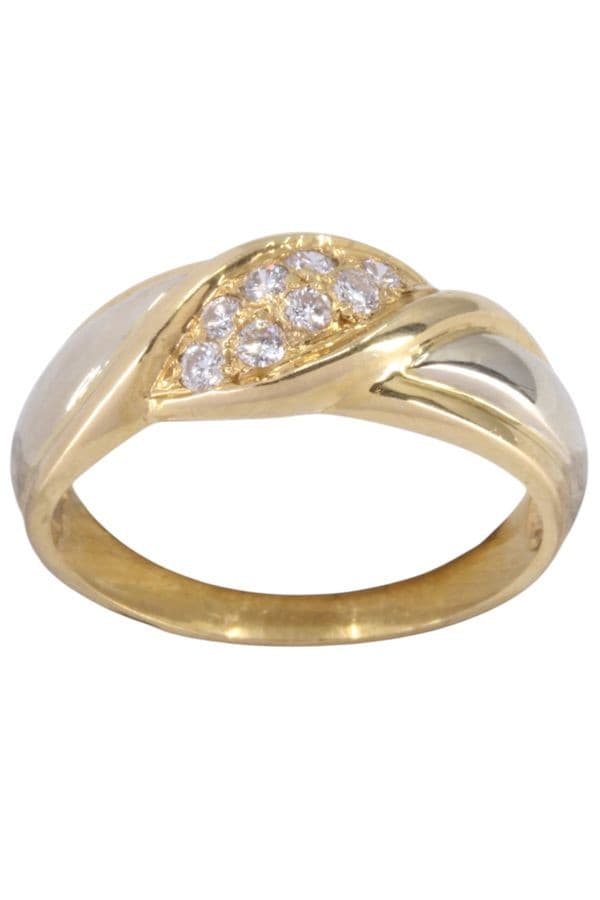 Bague 2 Ors Diamants