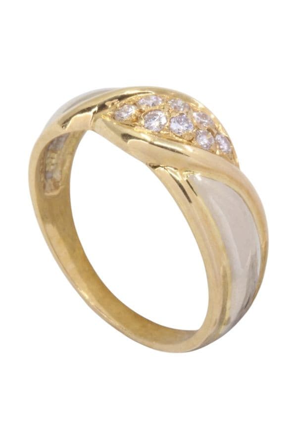 Bague 2 Ors Diamants - photo 4