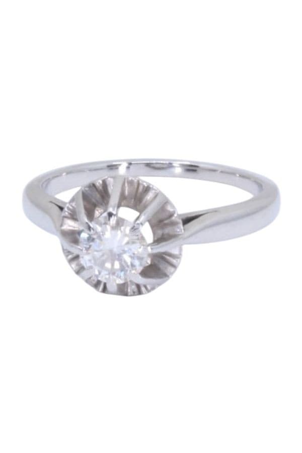 Solitaire Ancien Diamant 0.50 Carat - photo 5