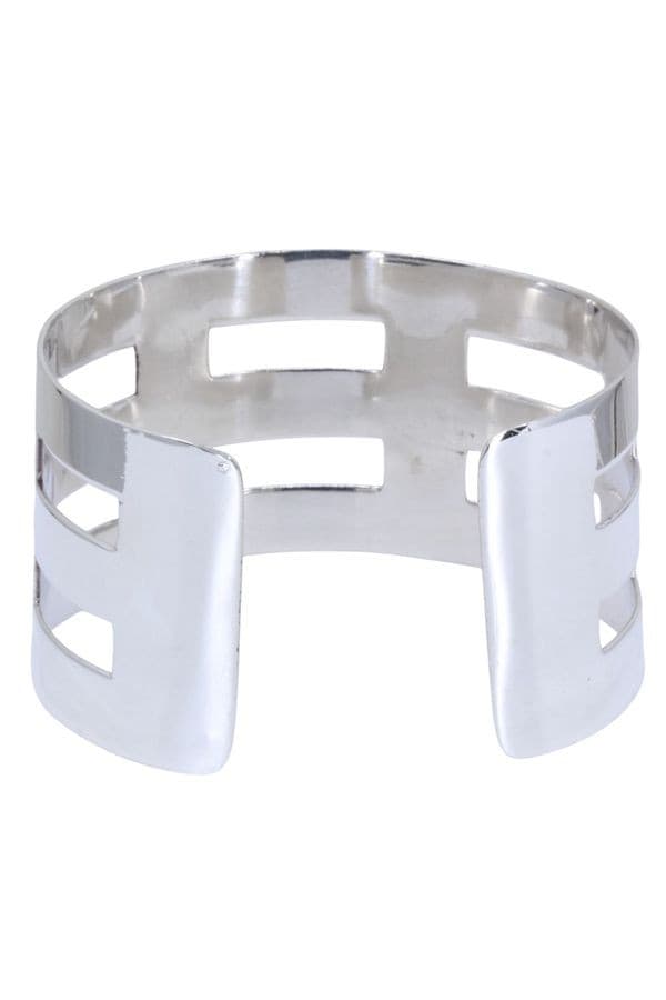 Bracelet Manchette Argent - photo 3