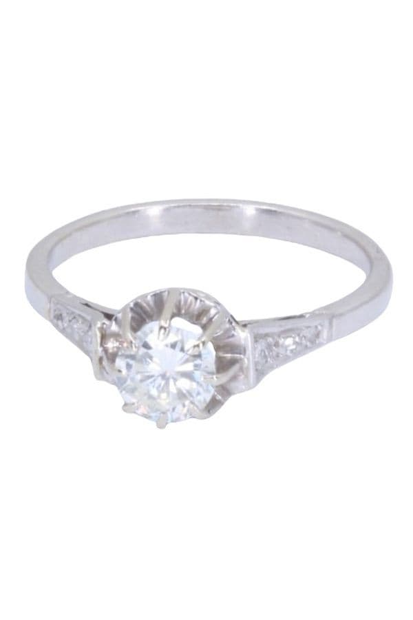 Solitaire Ancien Diamants 0.65 Carat - photo 6