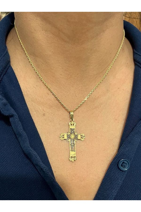 Croix Ancienne Émaillée - photo 2
