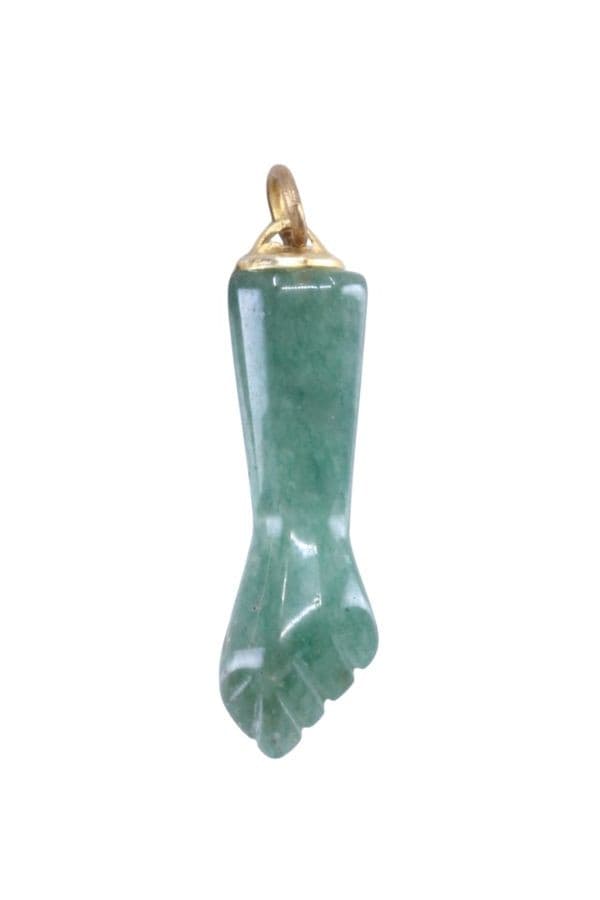Pendentif \"mano Figa\" en Jade - photo 2