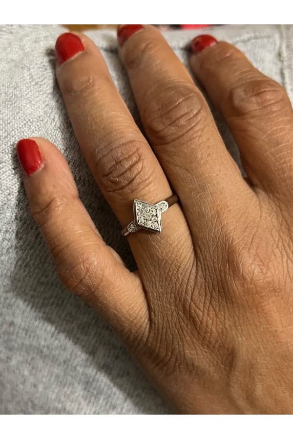 Bague Art-Déco Diamants - photo 2