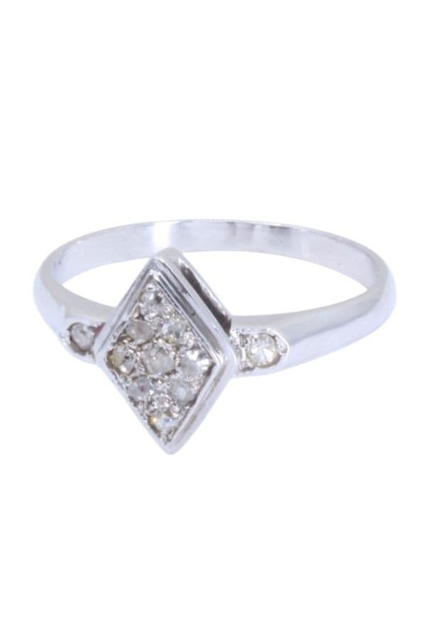 Bague Art-Déco Diamants - photo 6