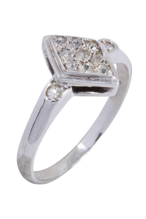 Bague Art-Déco Diamants - photo 3