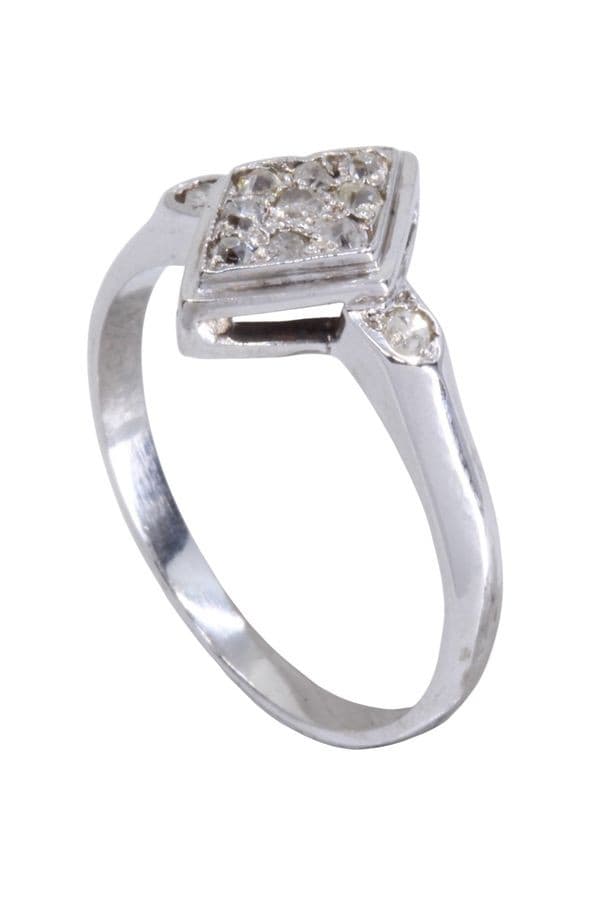 Bague Art-Déco Diamants - photo 4