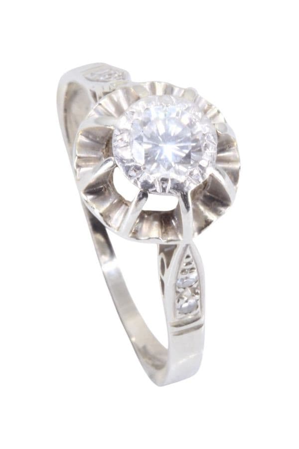 Solitaire Ancien Diamant - photo 5
