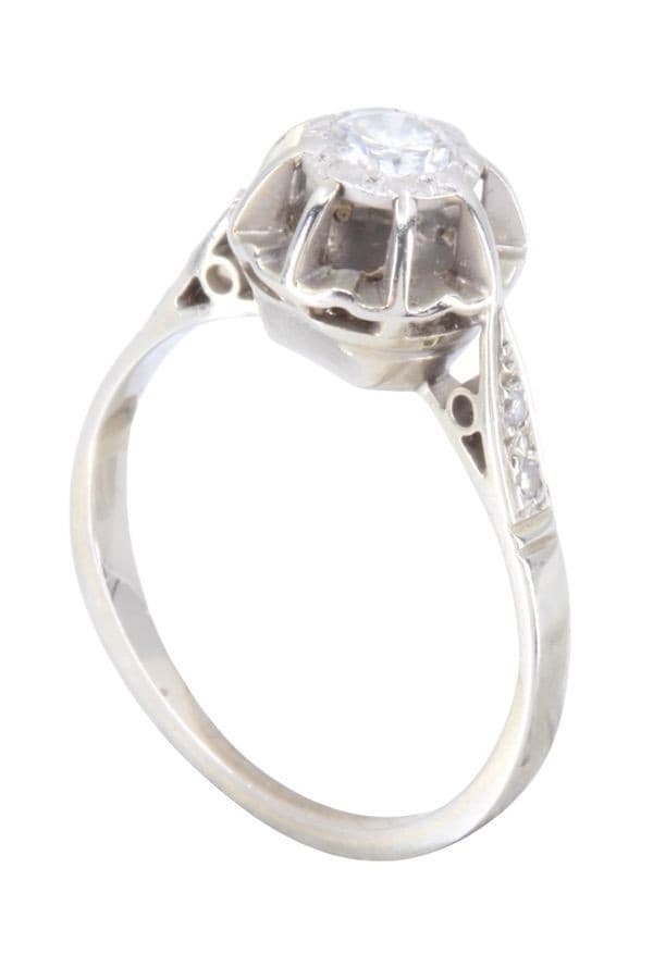 Solitaire Ancien Diamant - photo 4