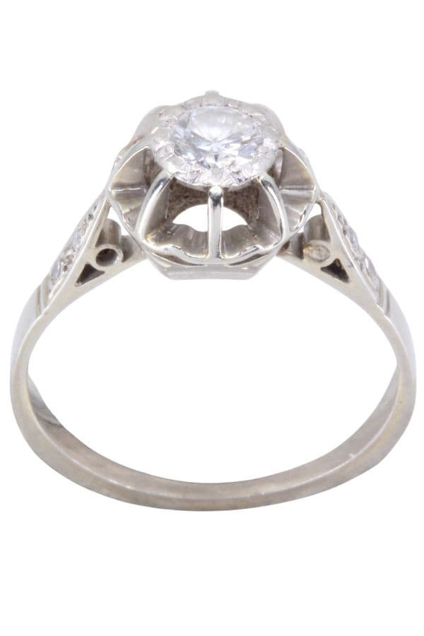 Solitaire Ancien Diamant