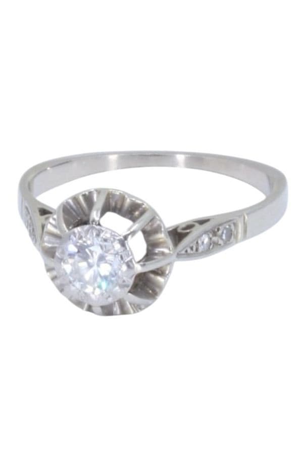 Solitaire Ancien Diamant - photo 6