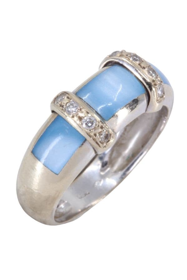 Bague Nacre et Diamants - photo 3