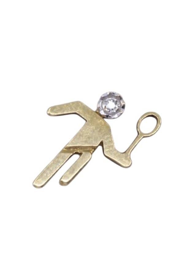 PENDENTIF TENNISMAN DIAMANT, photo 2 sur 3