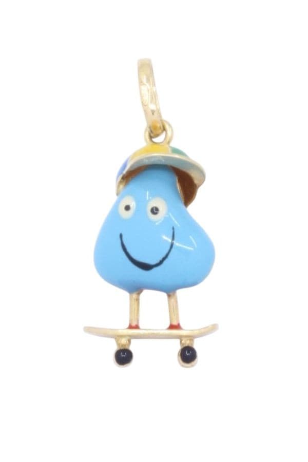 Pendentif Moderne Émaillé