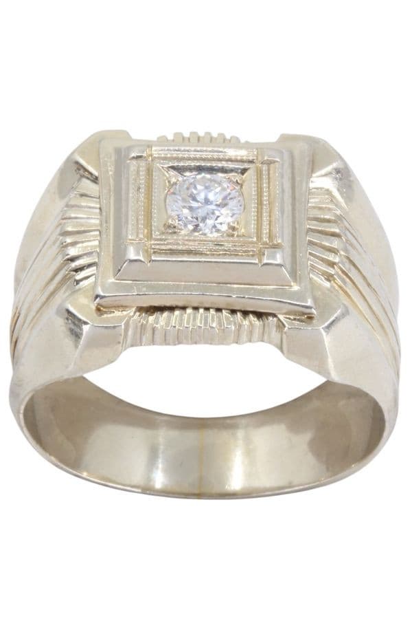 Chevalière Diamant